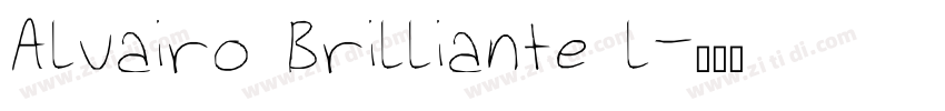Alvairo Brilliante l字体转换